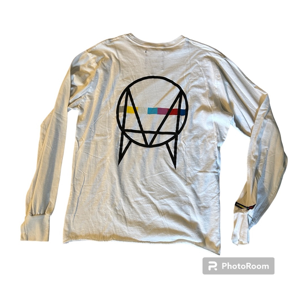 OWSLA White Broadcast Long Sleeve Shirt